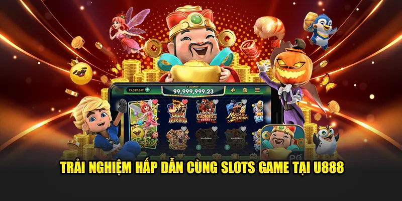 Trải nghiệm hấp dẫn cùng slots game tại U888